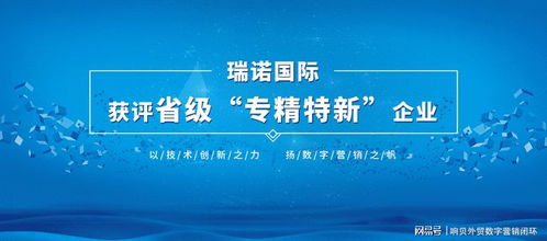 瑞諾國(guó)際榮獲省級(jí)'專(zhuān)精特新'企業(yè)榮譽(yù)稱(chēng)號(hào) 營(yíng)銷(xiāo)顧問(wèn)的卓越貢獻(xiàn)